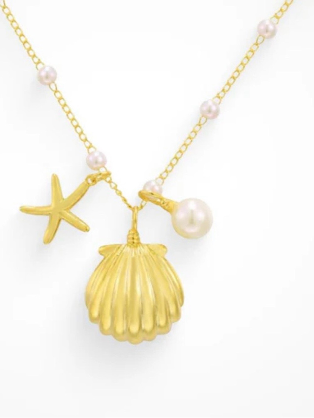 EVRY JEWELS - Starfish, Pearl & Shell Bundle